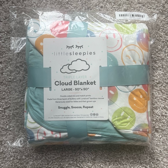 Little Sleepies Other - BRAND NEW - NEVER OPENED Positive Vibes Large Cloud by Little Sleepies!